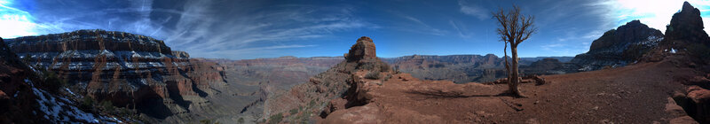 Panoramic view of Grand Canyon