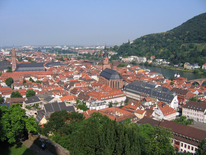 Panoramic view of Heidelberg