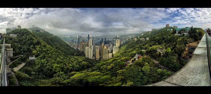 Panoramic view of Hong Kong