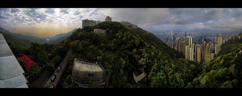 Panoramic view of Hong Kong