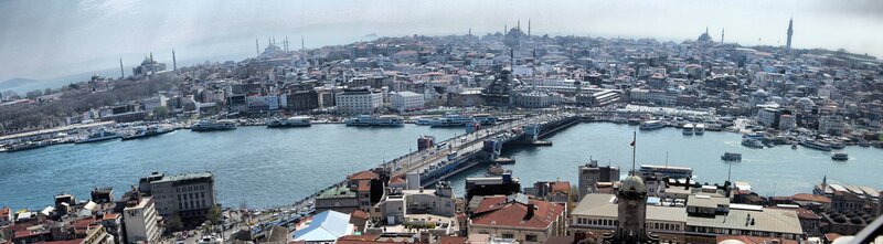 Panoramic view of Istanbul