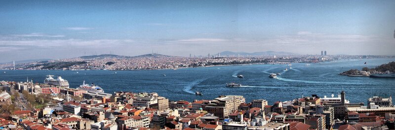 Panoramic view of Istanbul
