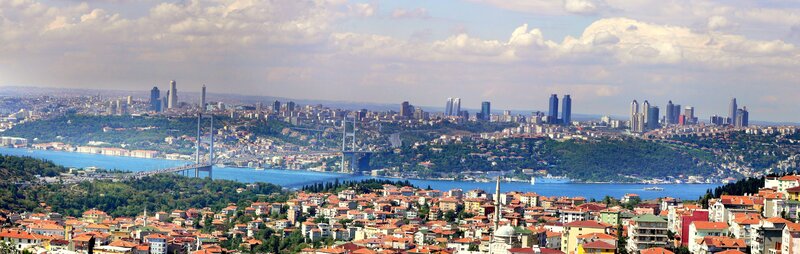 Panoramic view of Istanbul