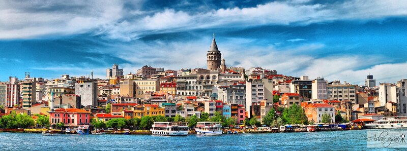 Panoramic view of Istanbul