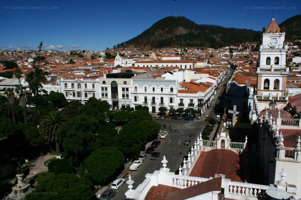 Panoramic view of La Paz