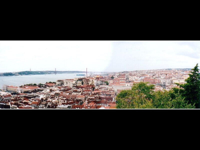 Panoramic view of Lisbon