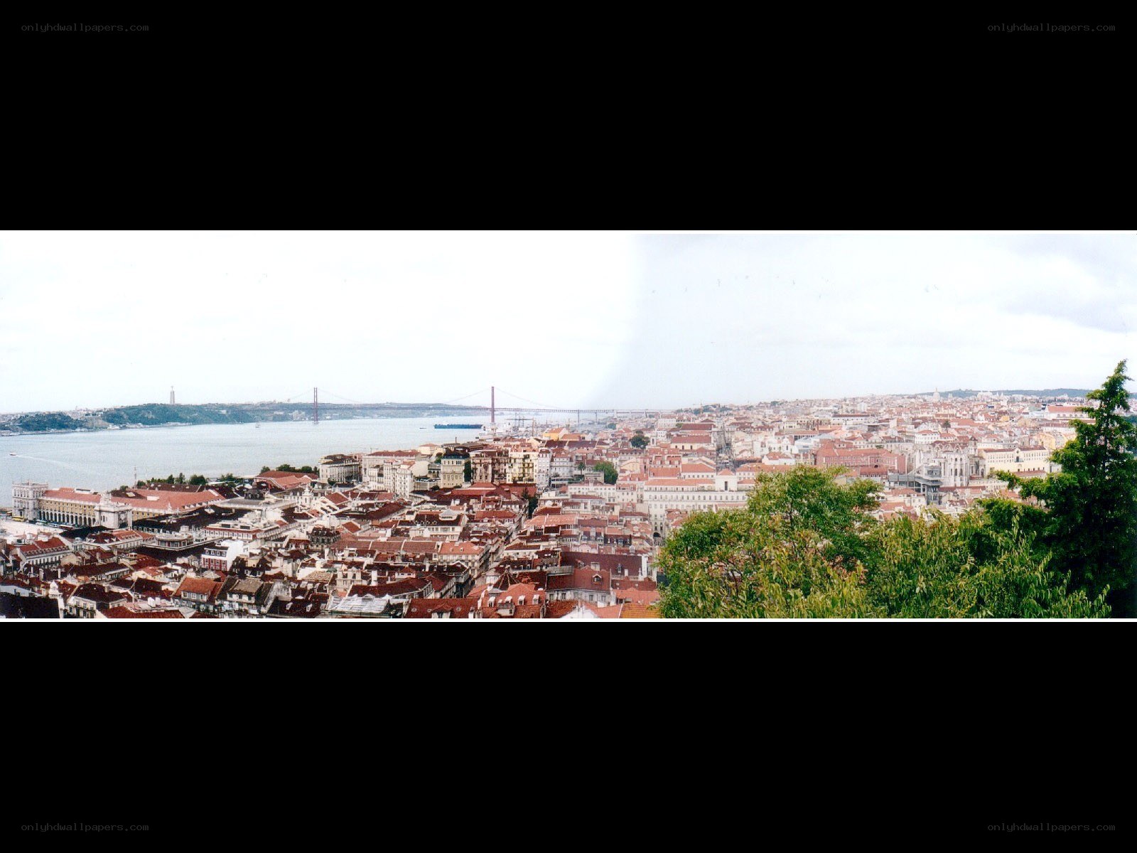 Panoramic view of Lisbon