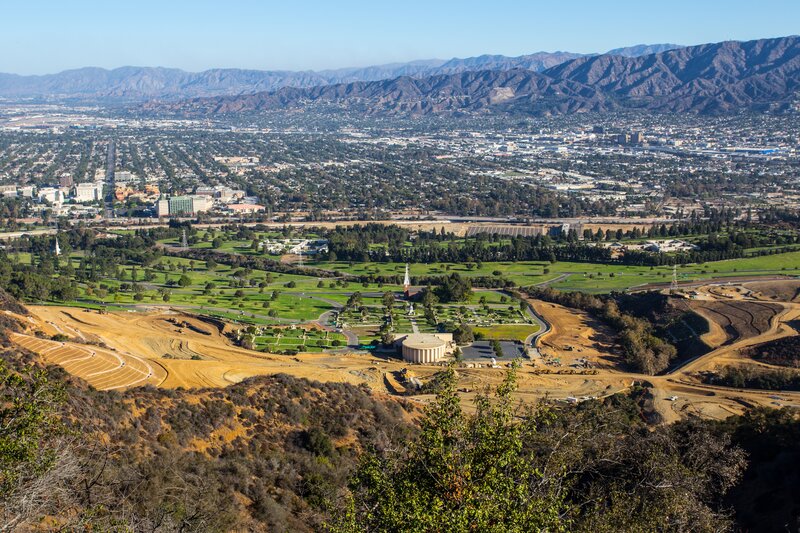 Panoramic view of Los Angeles