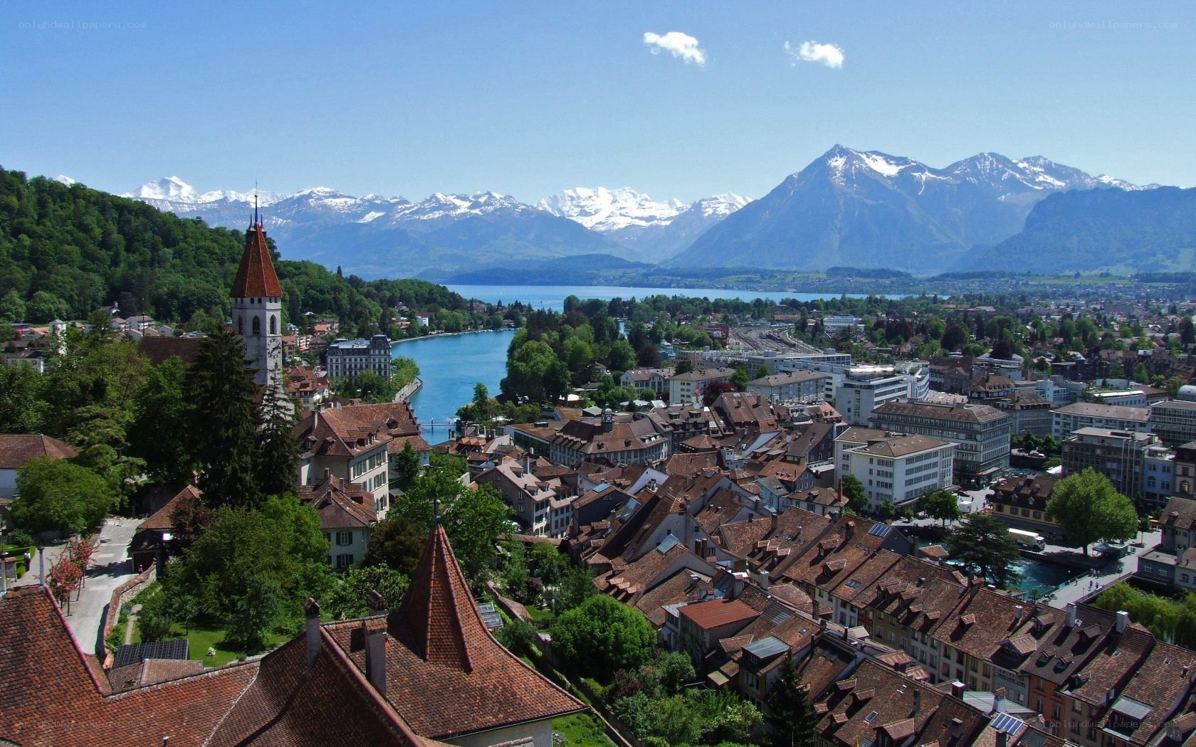 Panoramic view of Lucerne