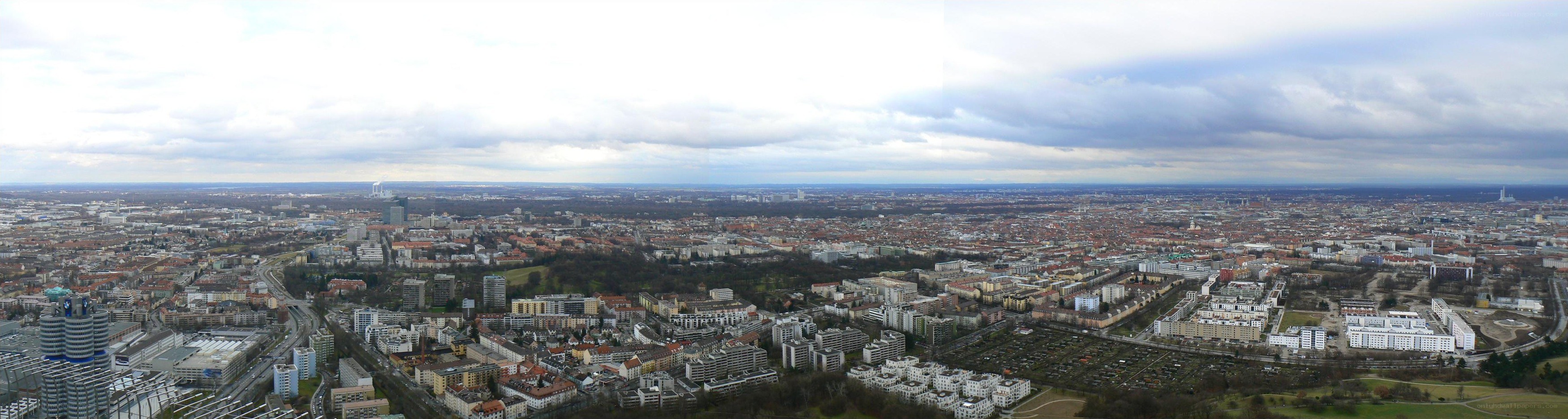 panoramic view of munich