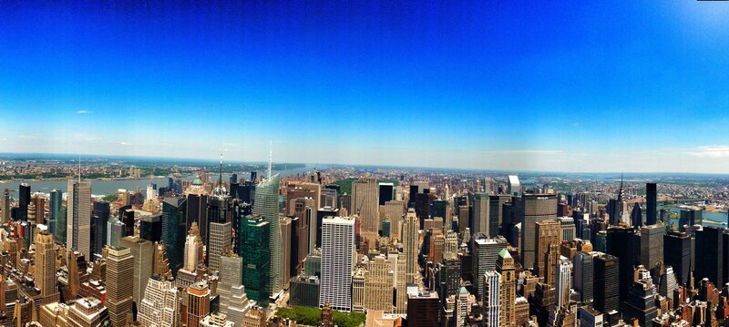 Panoramic view of New York City
