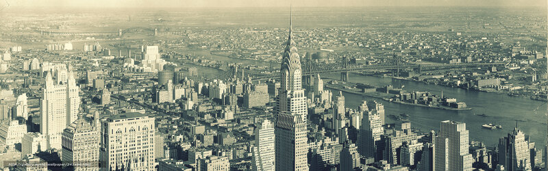 Panoramic view of New York City