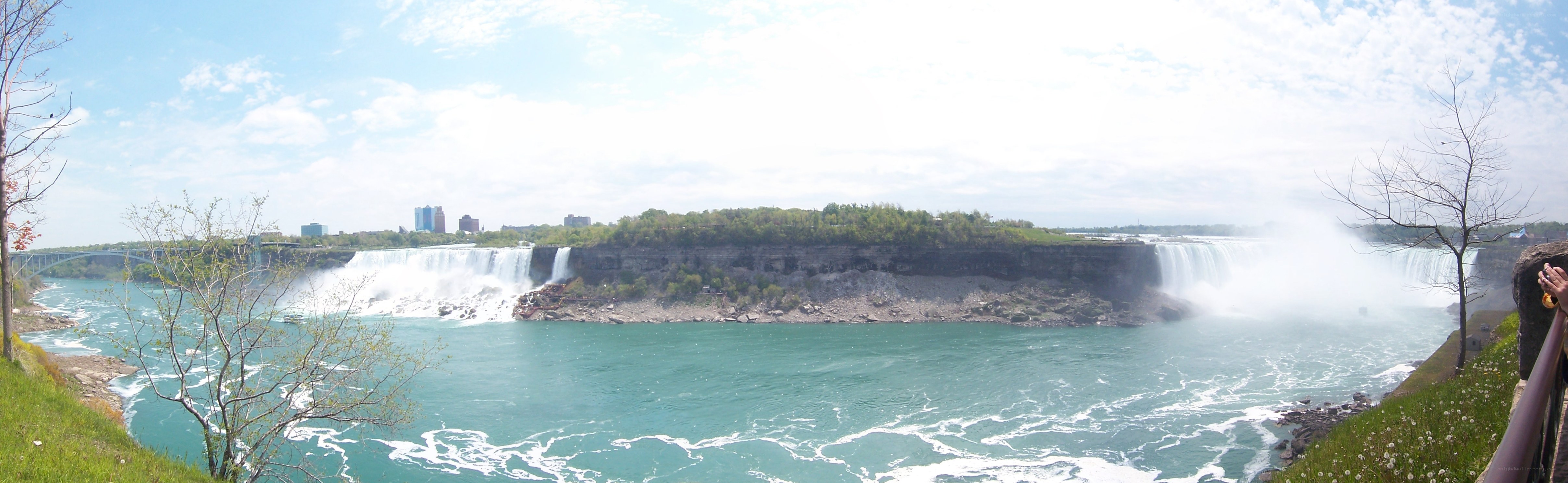 Panoramic view of Niagara Falls