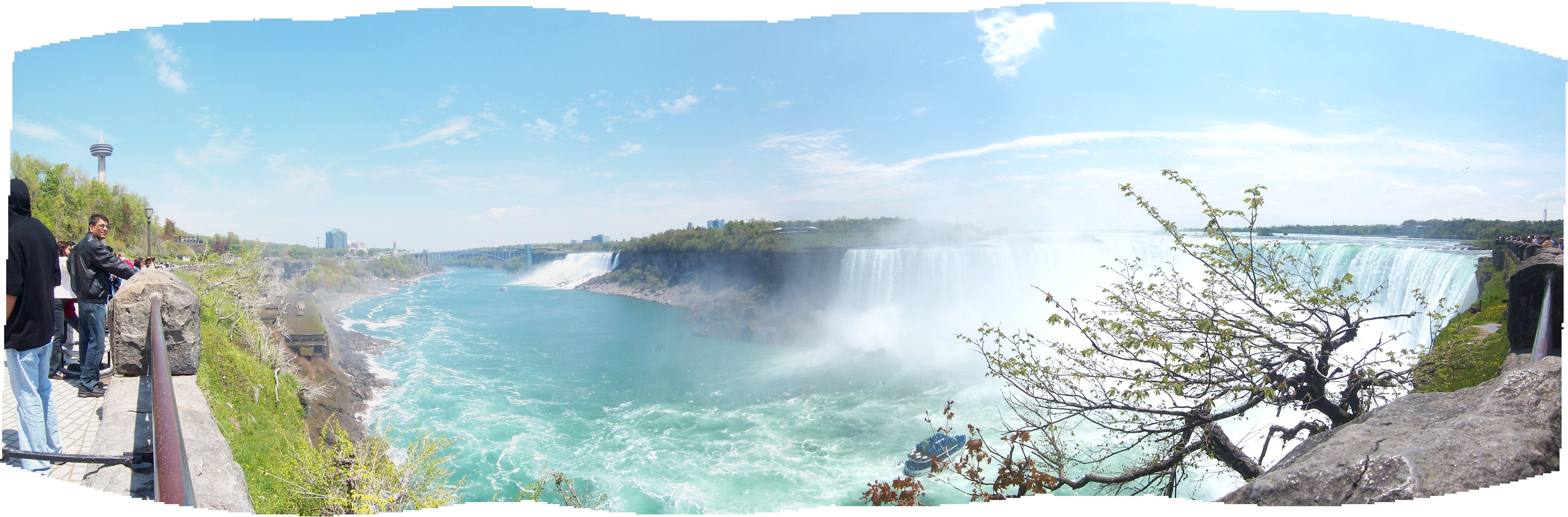Panoramic view of Niagara Falls