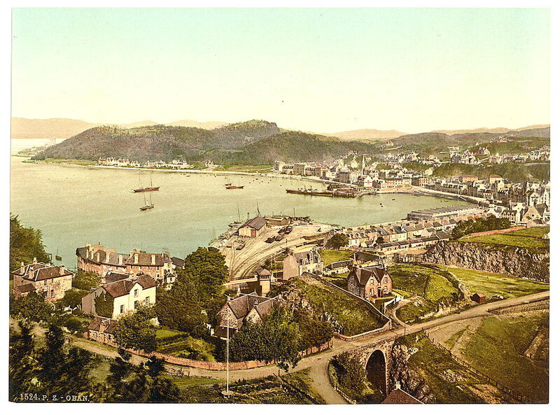 Panoramic view of Oban