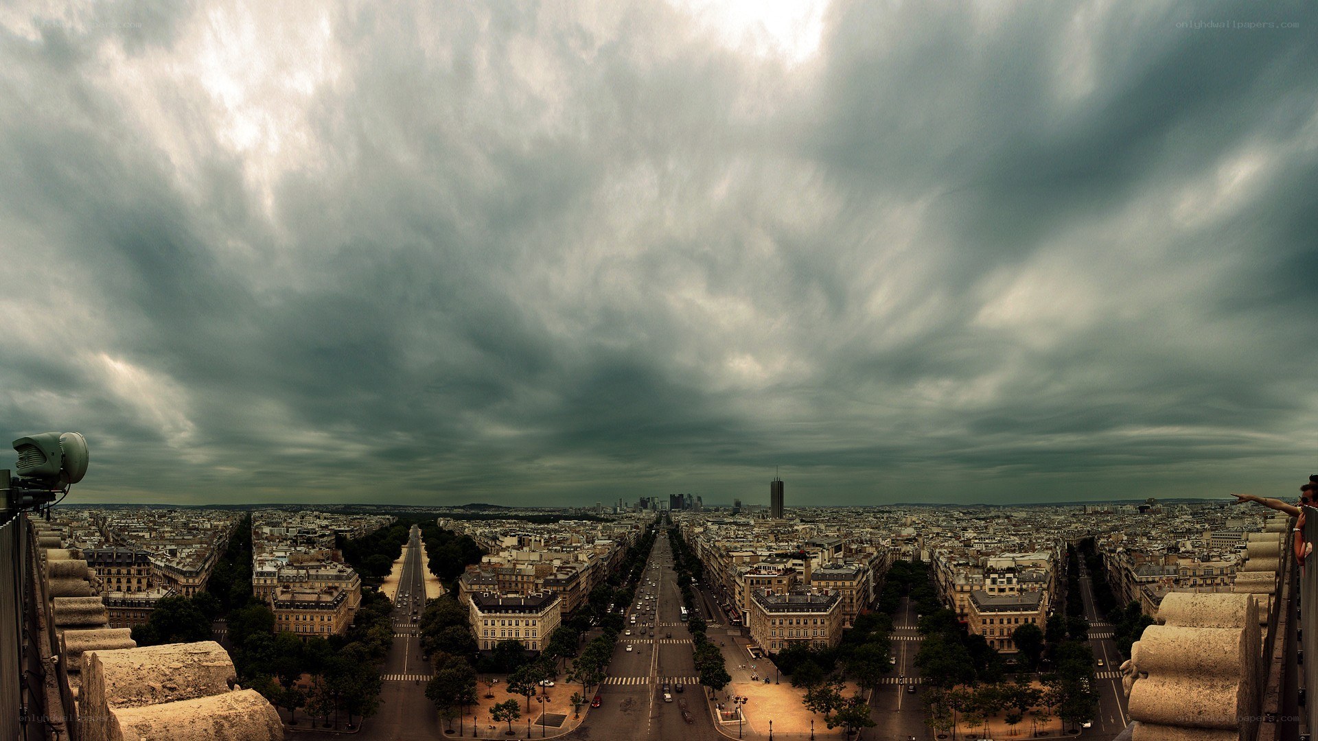 Panoramic view of Paris