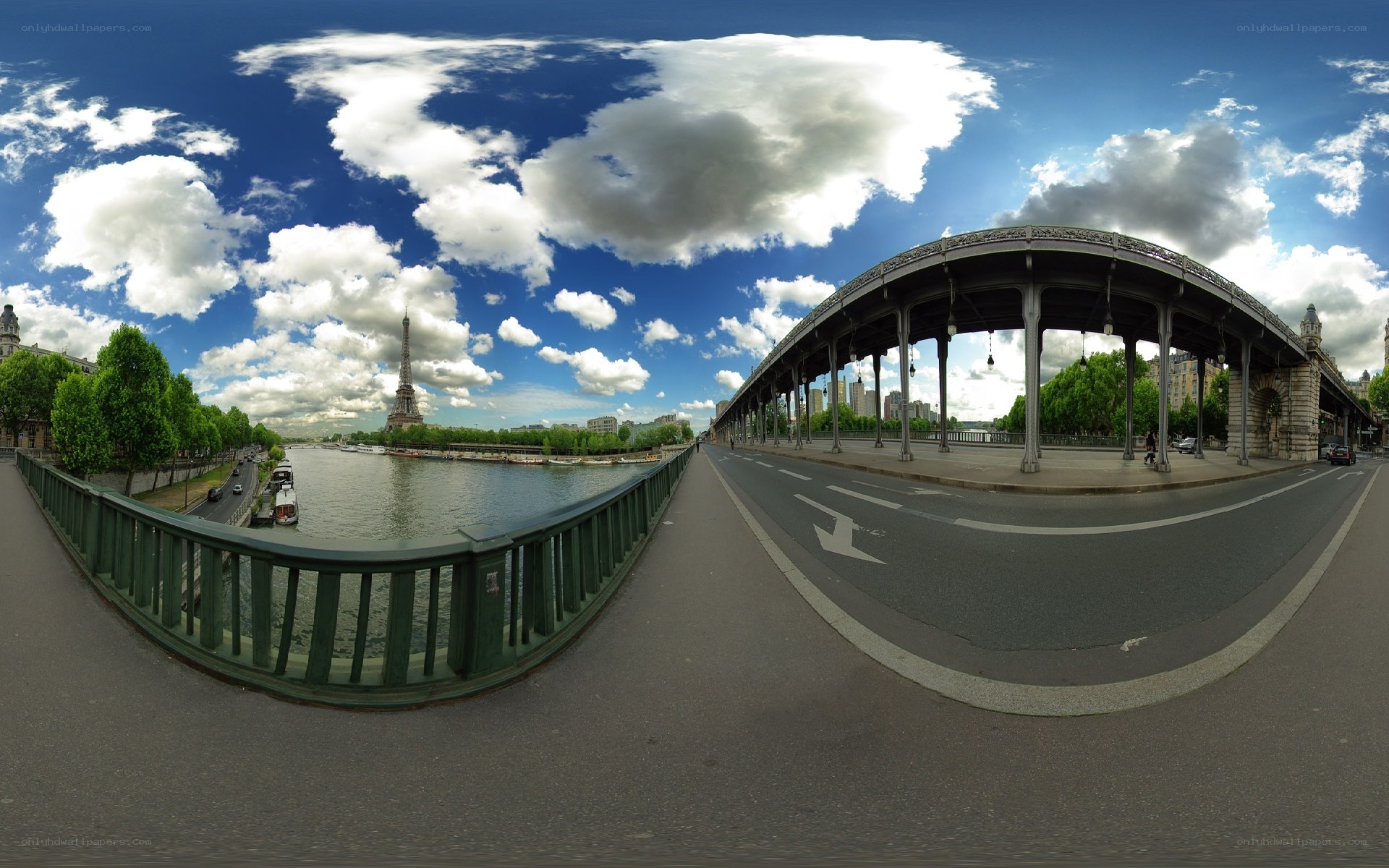 Panoramic view of Paris