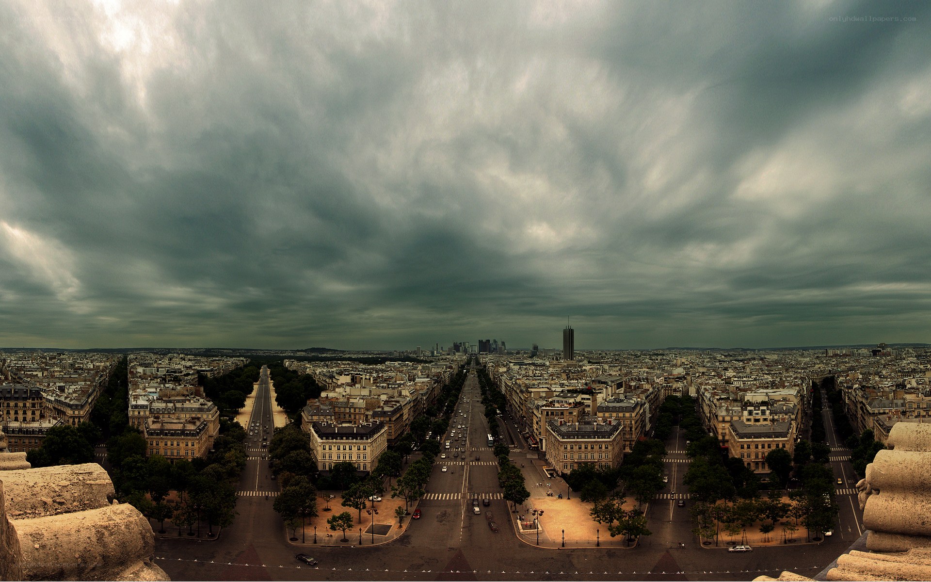 Panoramic view of Paris