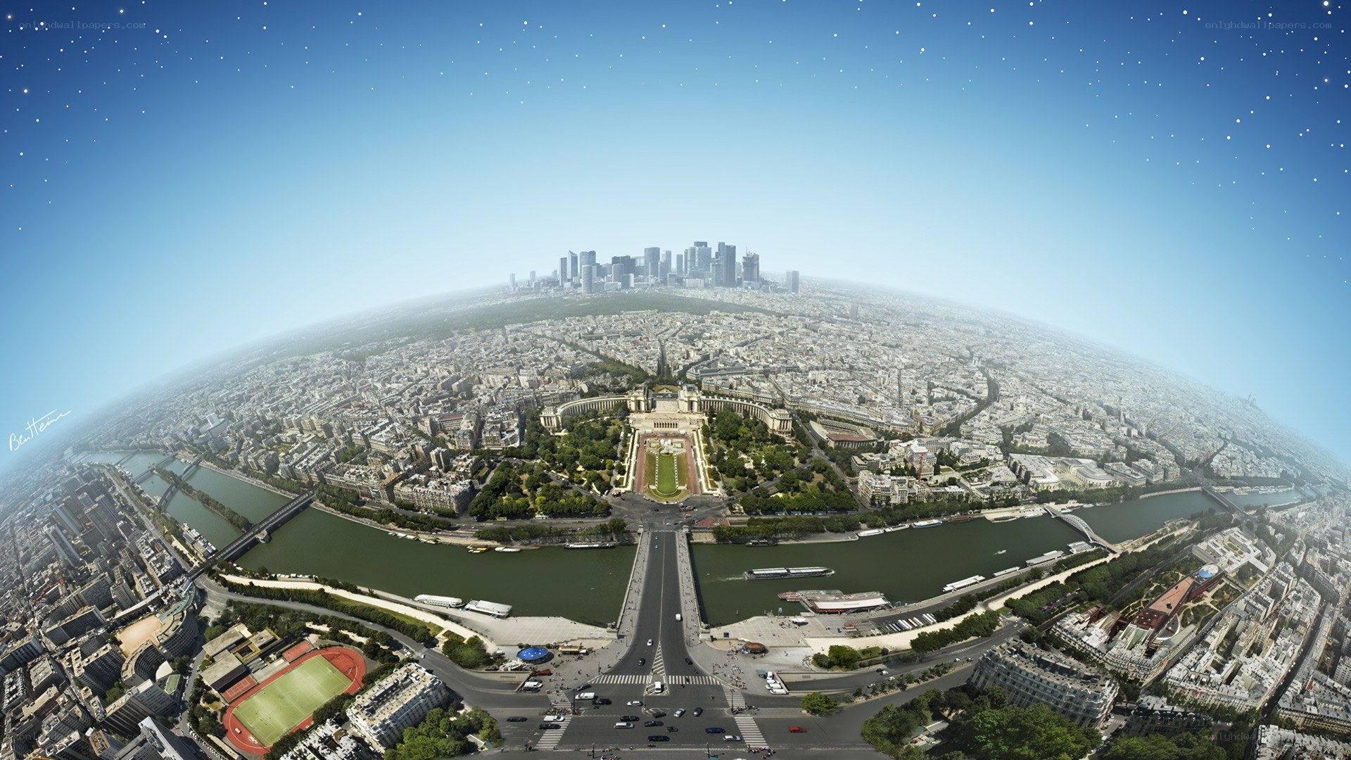 Panoramic view of Paris