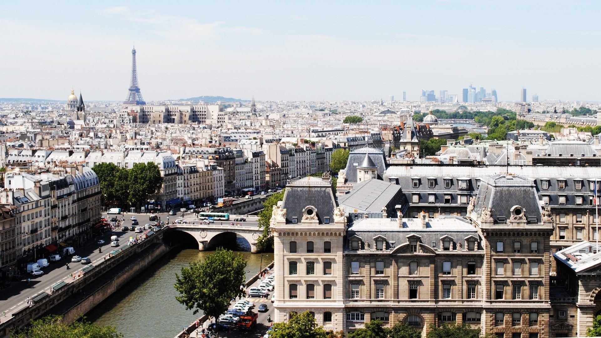 Panoramic view of Paris