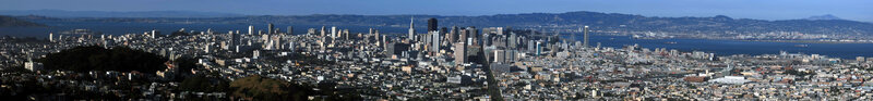 Panoramic view of San Francisco