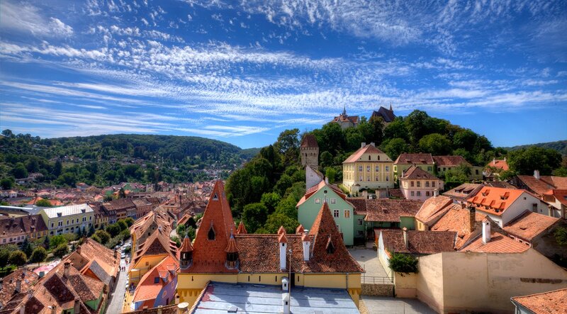 Panoramic view of Sighișoara