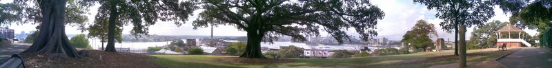 Panoramic view of Sydney Harbour