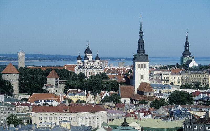 panoramic view of tallinn