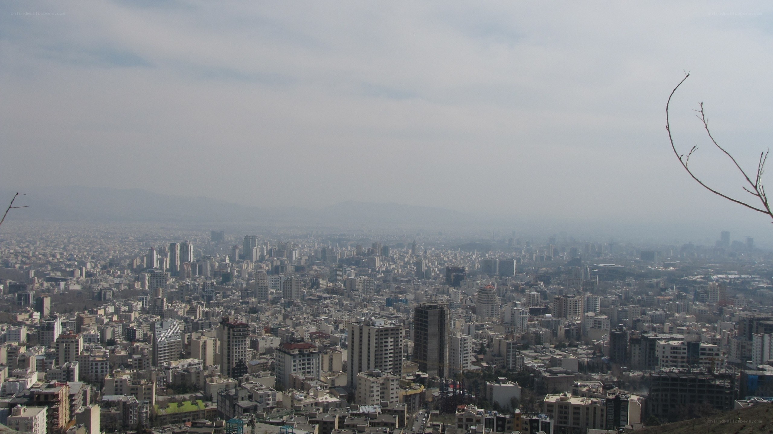 Panoramic view of Tehran