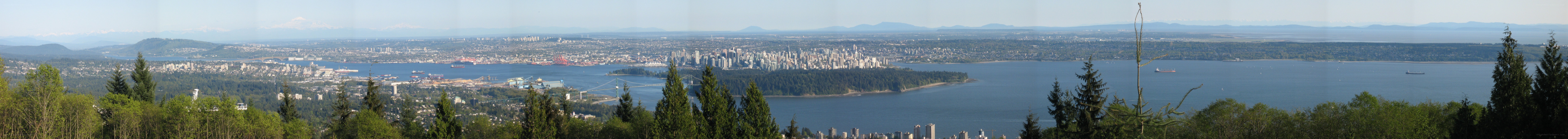Panoramic view of Vancouver