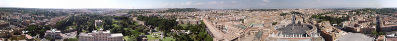 Panoramic view of Vatican City