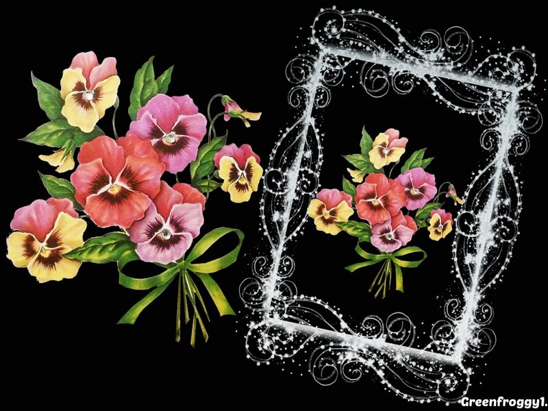 Pansy Flowers Bouquet