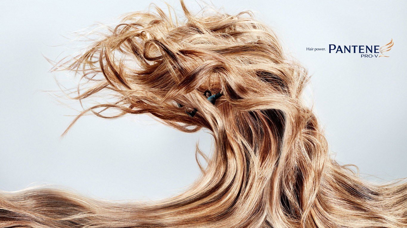 Pantene Pro-V hair advertisement