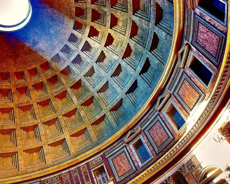 Pantheon dome interior