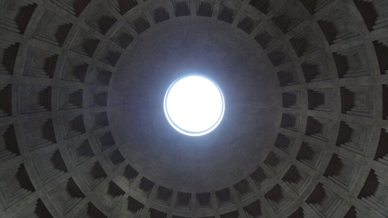 Pantheon dome with oculus