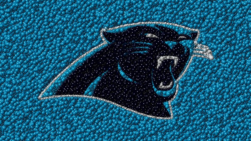 Panther Head Logo — Blue