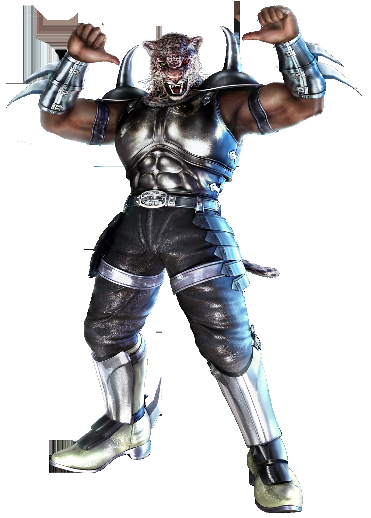 Panther-like warrior character