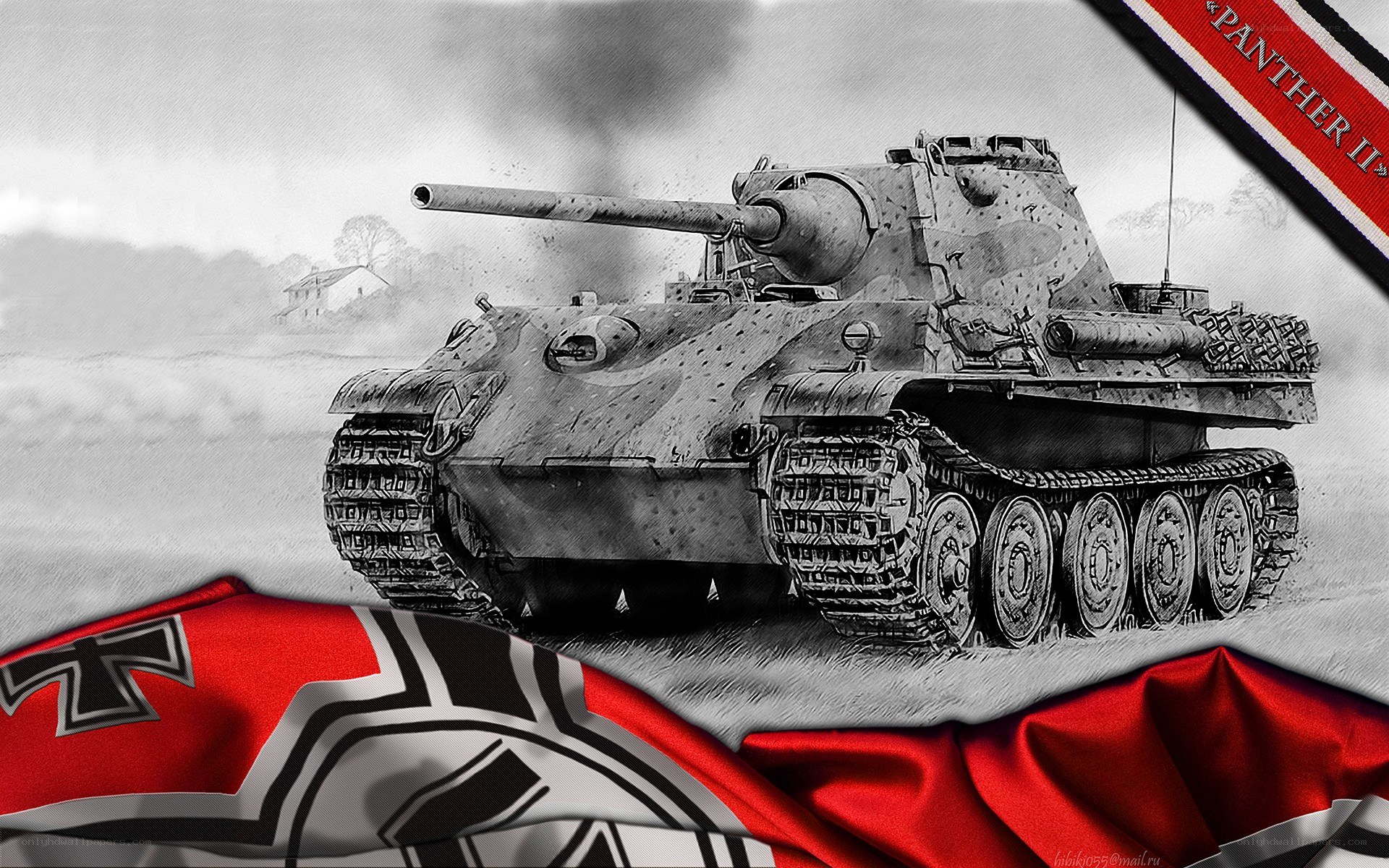 Panther tank illustration