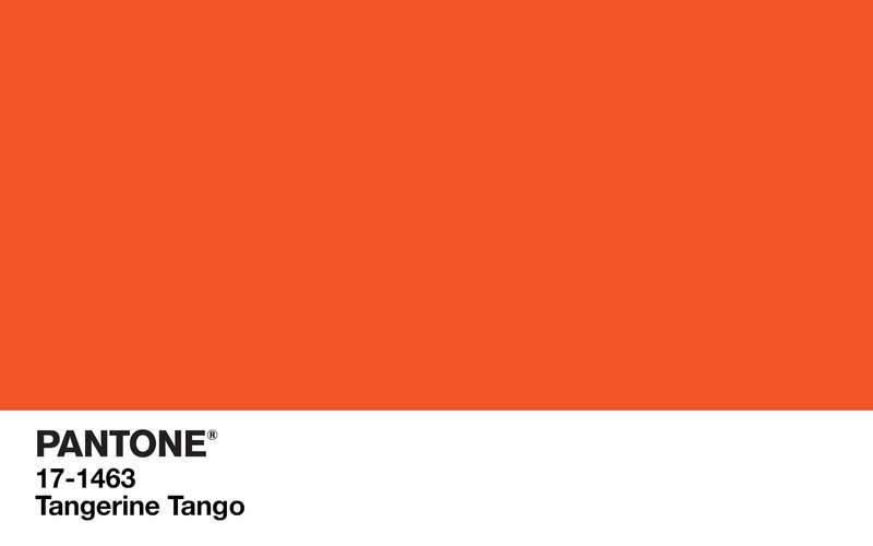 Pantone Color Swatch — Orange