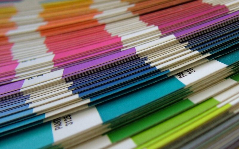 Pantone Color Swatches — Blue, Neutral