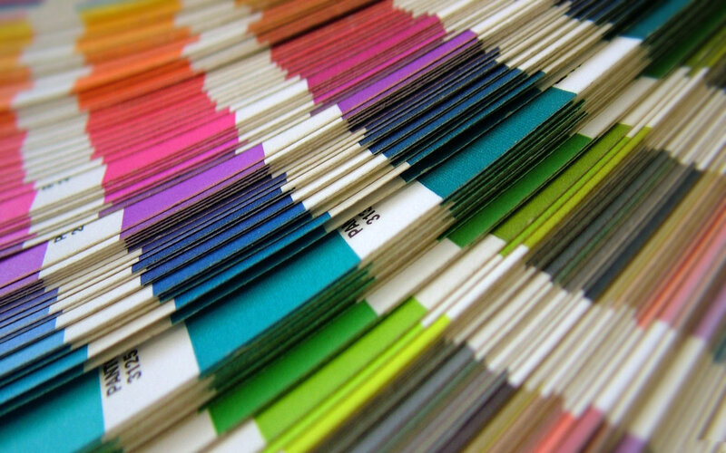 Pantone Color Swatches — Blue