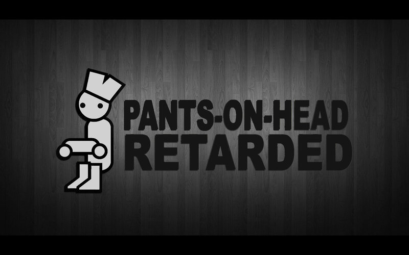 Pants on Head Retarded logo
