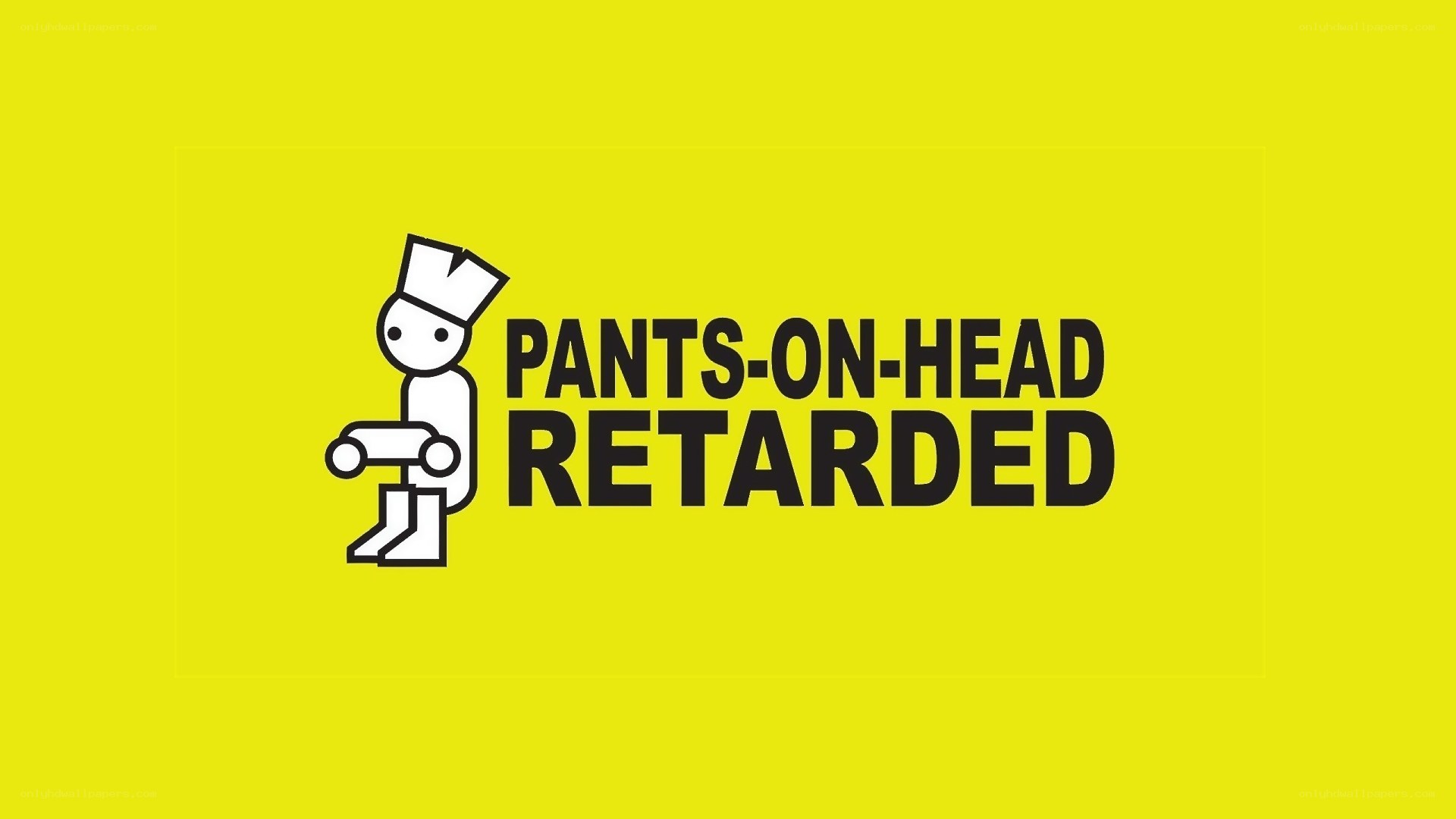 Pants on Head Retarded logo