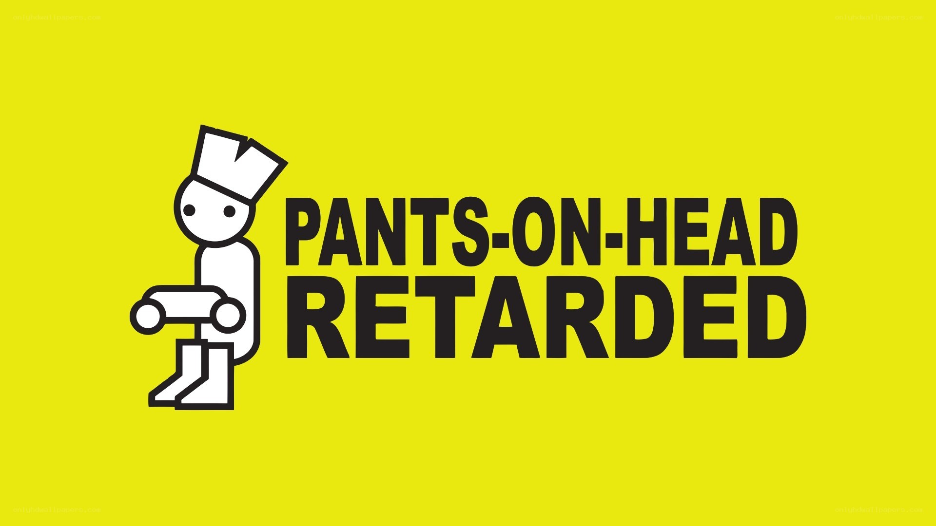 Pants on Head Retarded logo