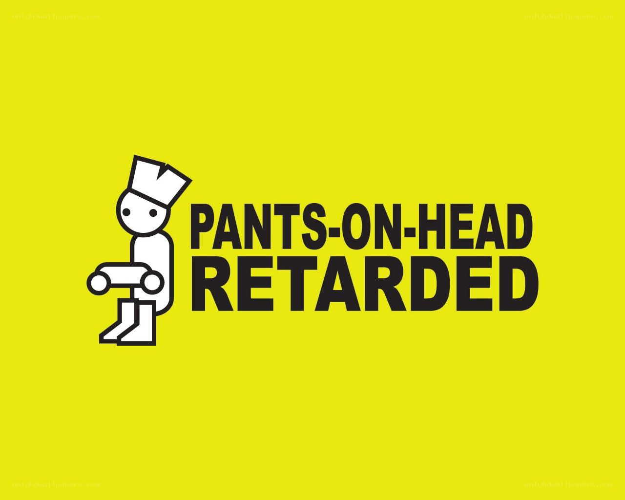 Pants on Head Retarded logo