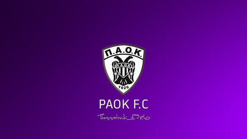 PAOK FC logo on purple