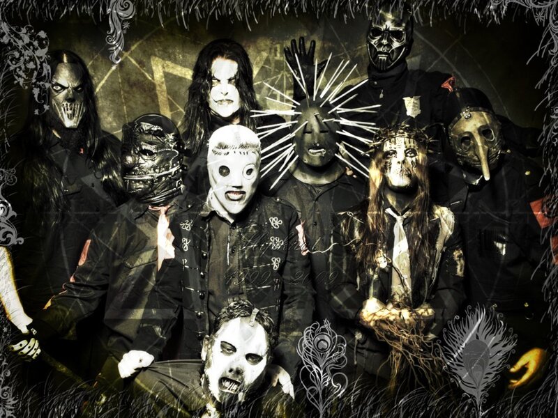 Papa Roach band members in masks
