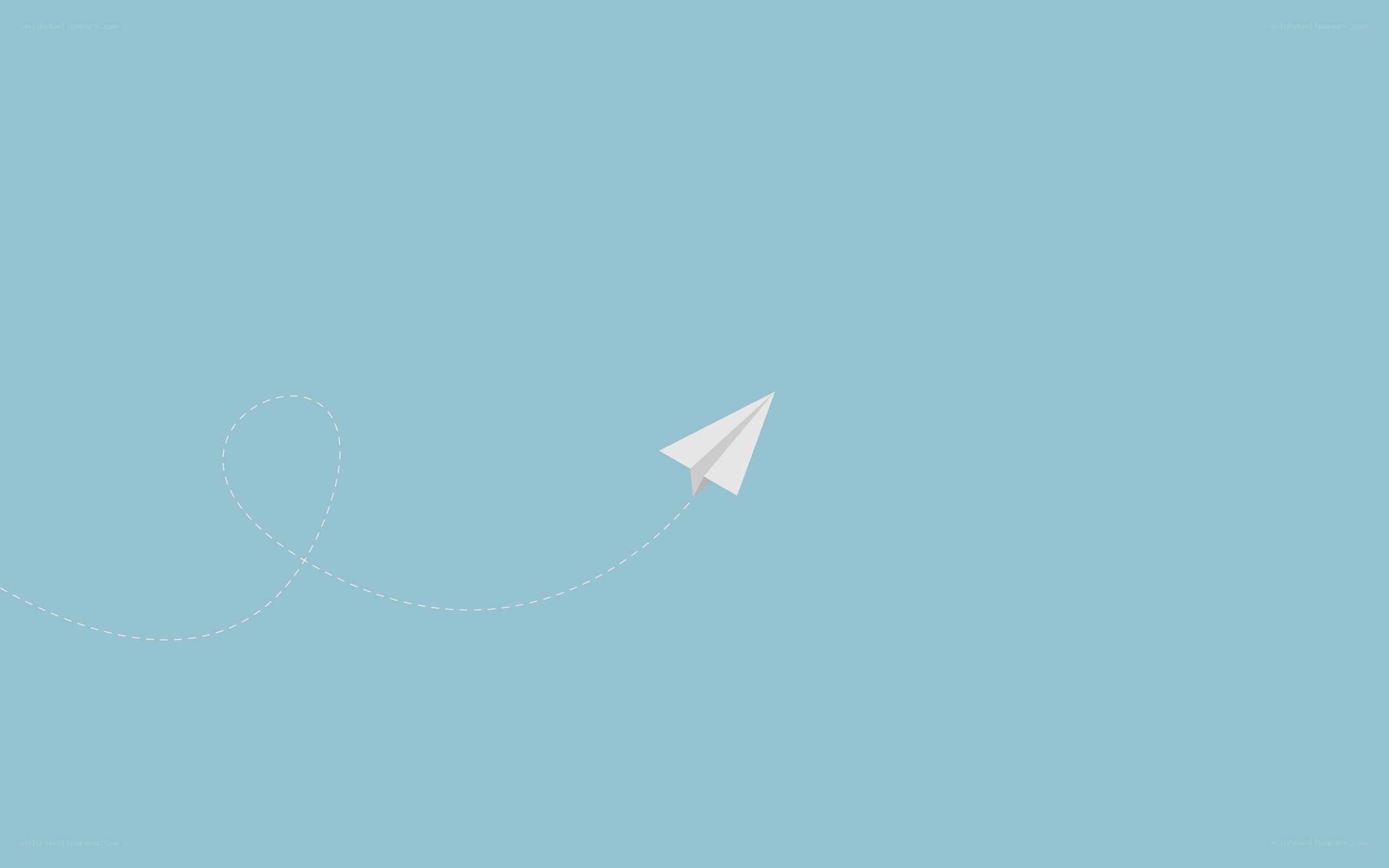 paper airplane flying