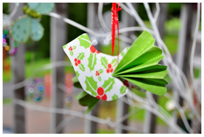 Paper Bird Ornament