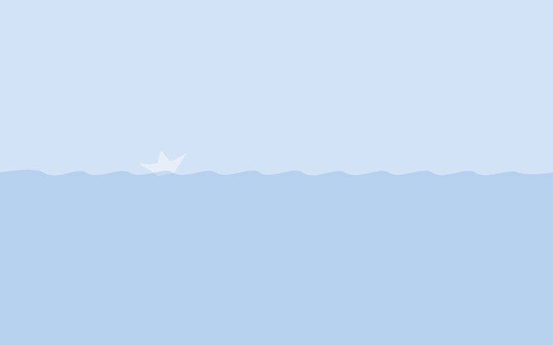 paper boat on calm water